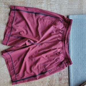Lululemon shorts, linerless, 8 inch inseam